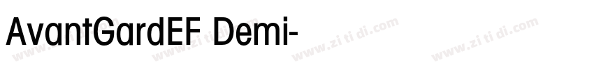 AvantGardEF Demi字体转换 AvantGardEF Demi字体转换